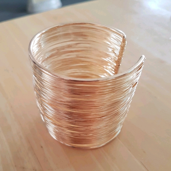 💖 2/$30 Women's Gold plated ethnic boho multi strands wide cuff wrist Bracelet - Picture 9 of 16